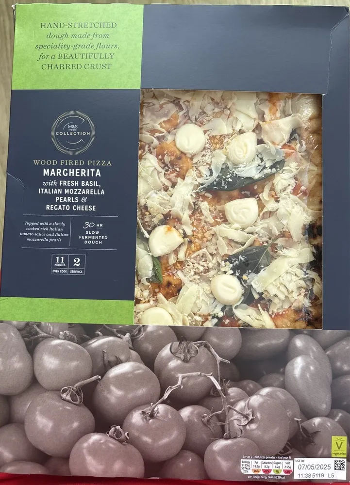 Wood Fired Margherita Pizza
