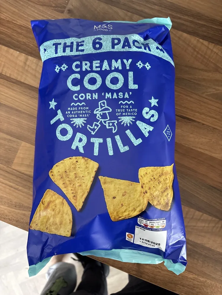 Creamy Cool Corn Masa Tortillas