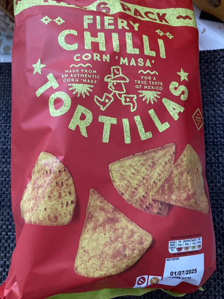 Fiery Chilli Tortillas