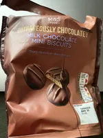 Outrageously Chocolatey Milk Chocolate Mini Biscuits