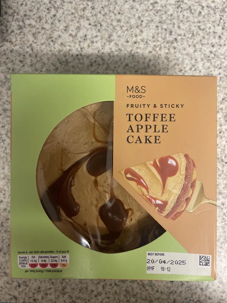TOFFEE APPLE CAKE