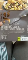 Mushroom, Leek & Butter Bean Cobbler