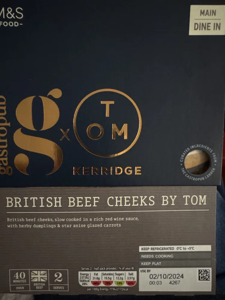 British Beef Cheeks by Tom