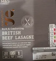 British Beef Lasagne