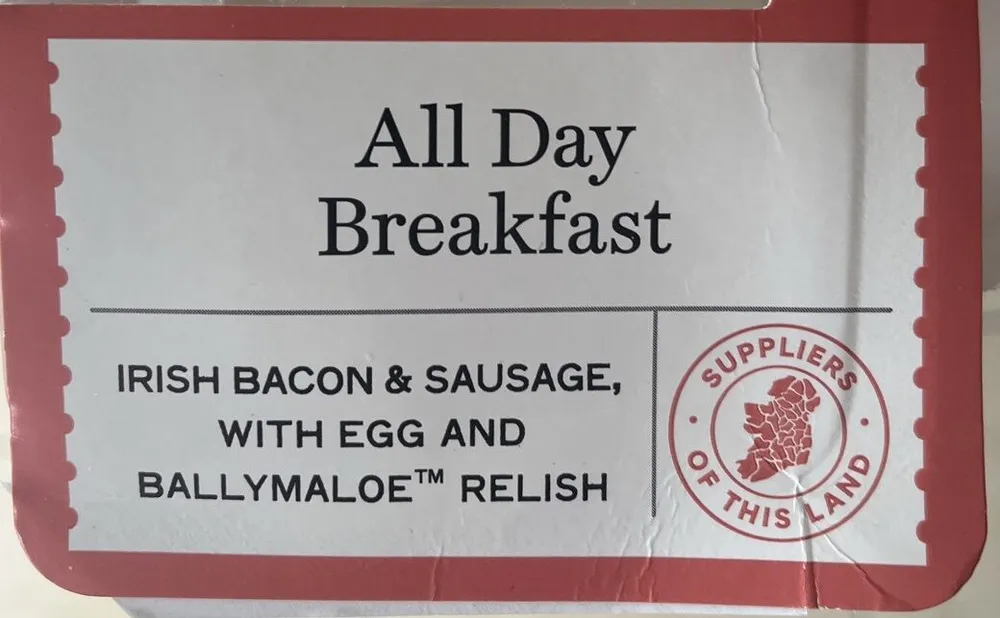 All Day Breakfast Sandwich