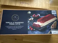 Vanilla & Raspberry Panna Cotta