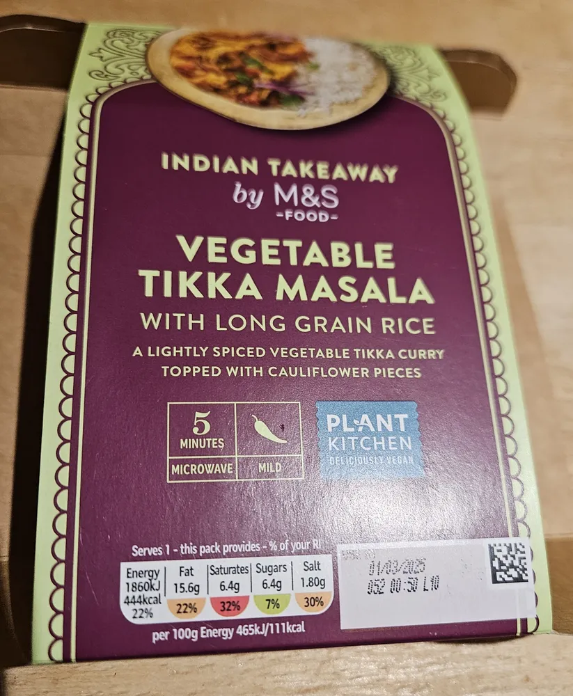 Vegetable Tikka Masala