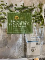 Broad bean, Edamame & Pea