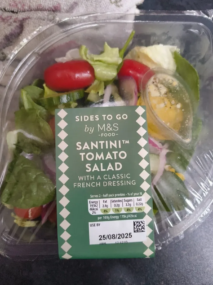 Santini Tomato Salad With Classic French Dressing