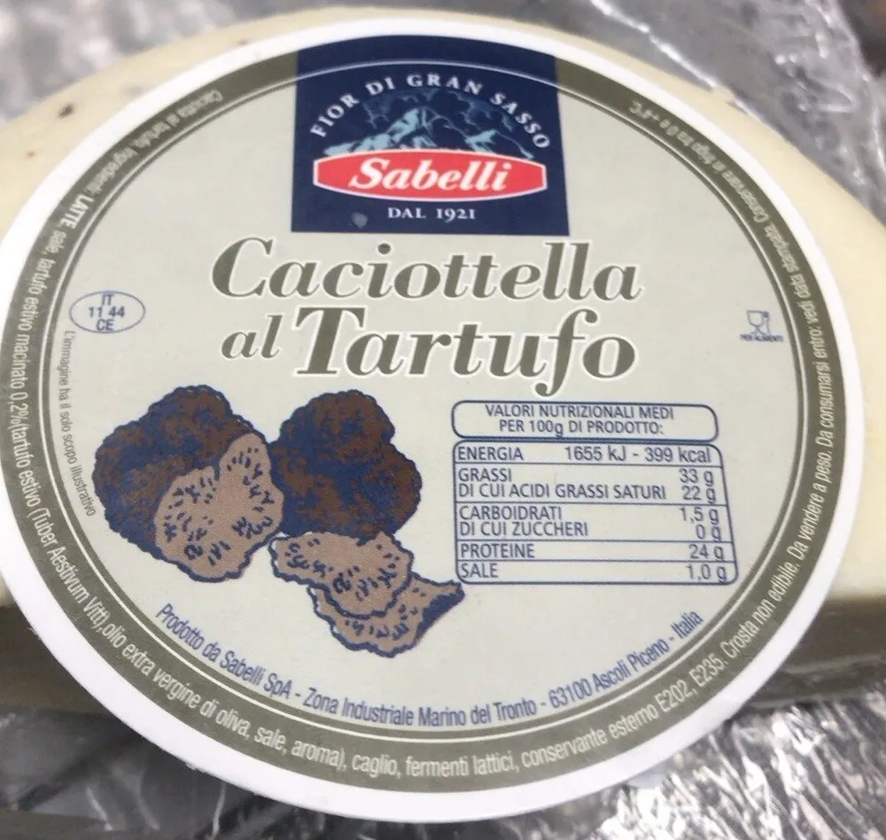 Caciota aux truffes