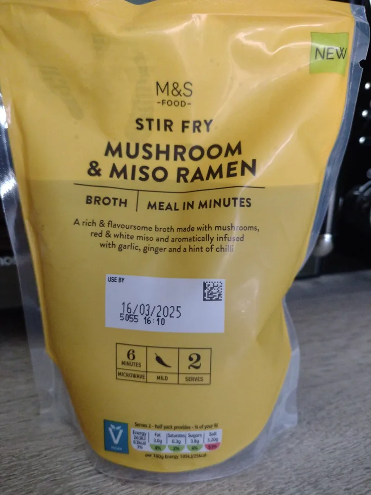 Mushroom and Miso Ramen Broth