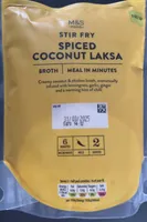 Stir Fry Spiced Coconut Laksa Broth