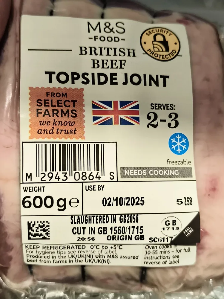Beef Top-Side Joint