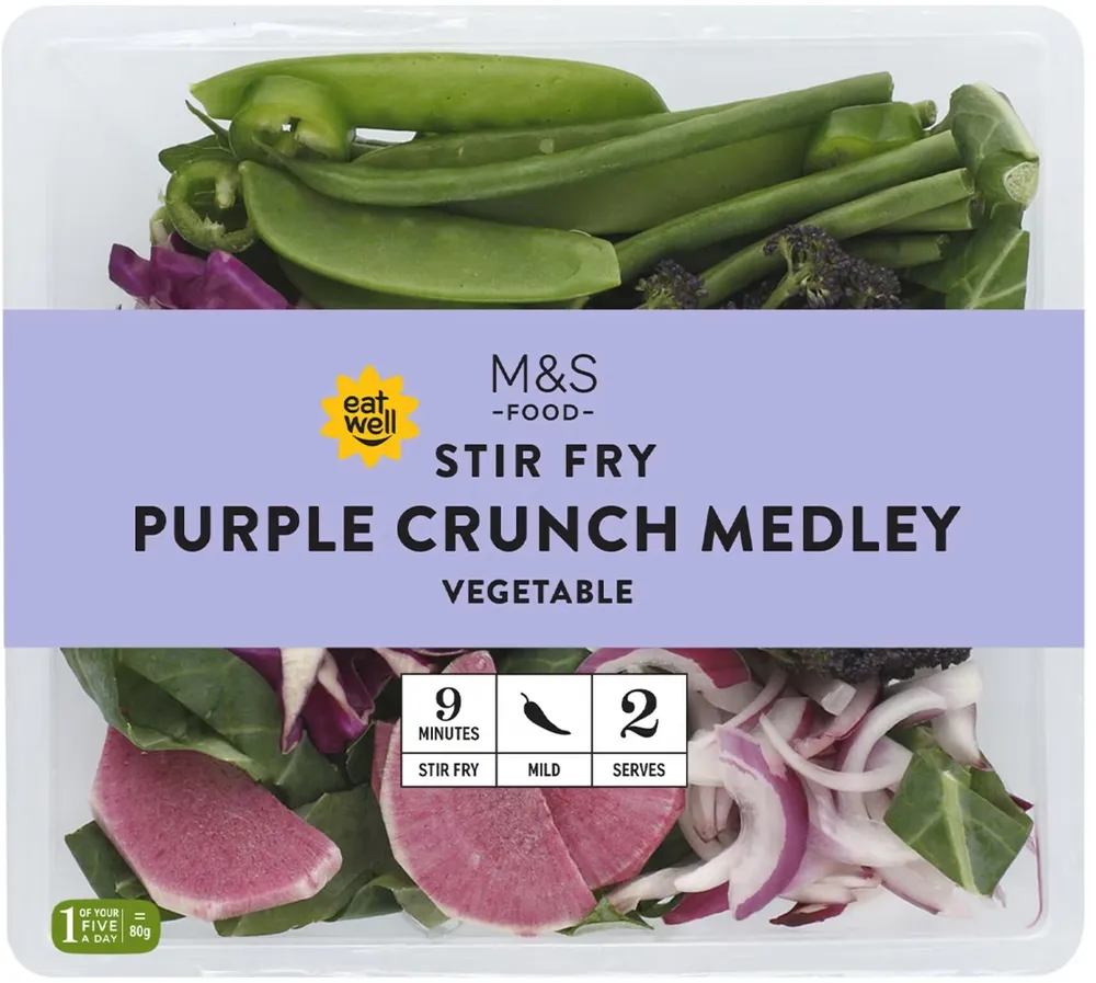 Stir Fry Purple Crunch Medley