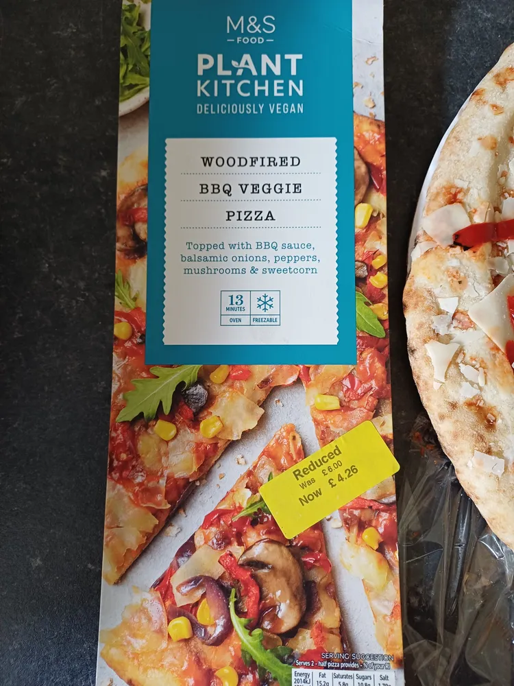 WOODFIRED BBQ VEGGIE PIZZA