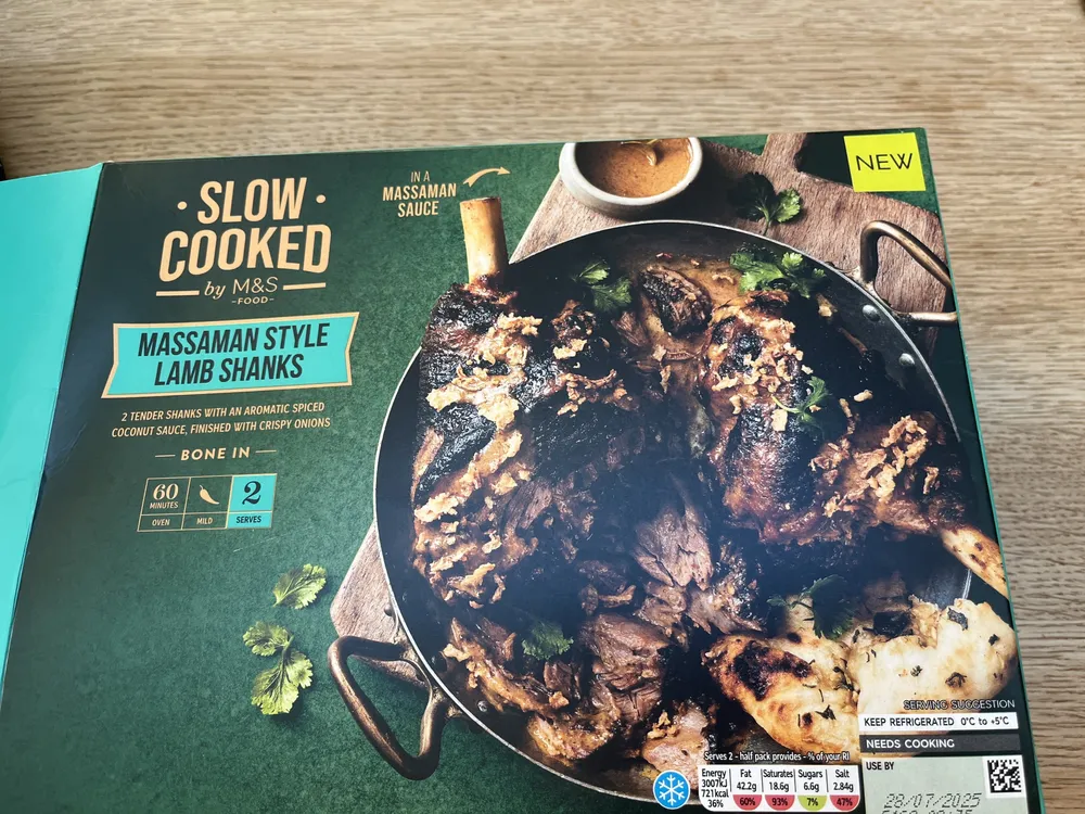 Massaman Style Lamb Shanks