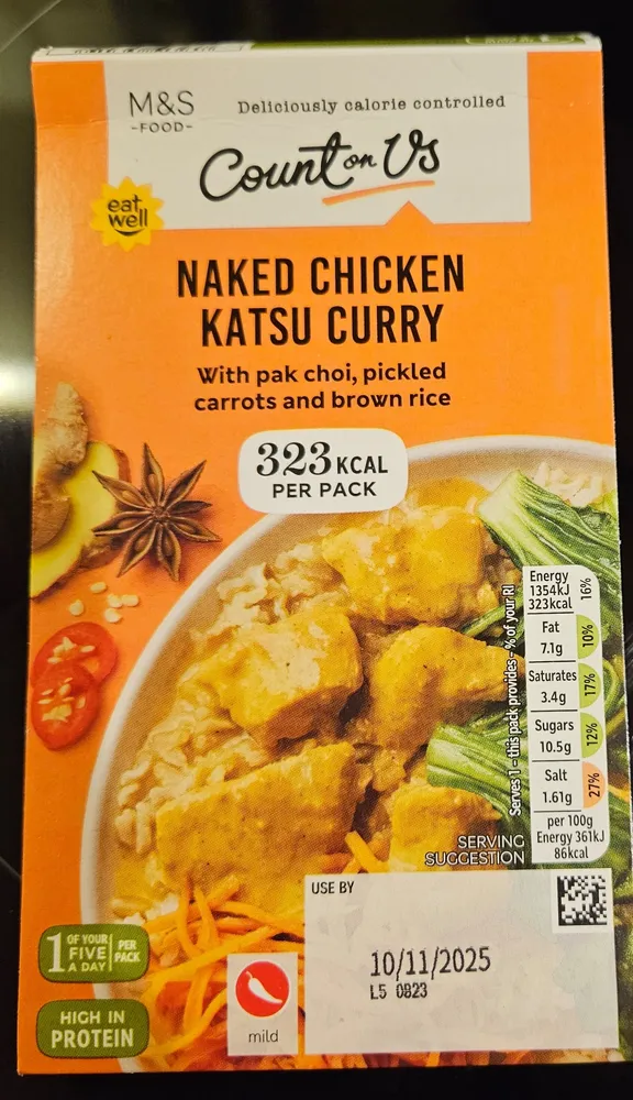 Naked Chicken Katsu Curry