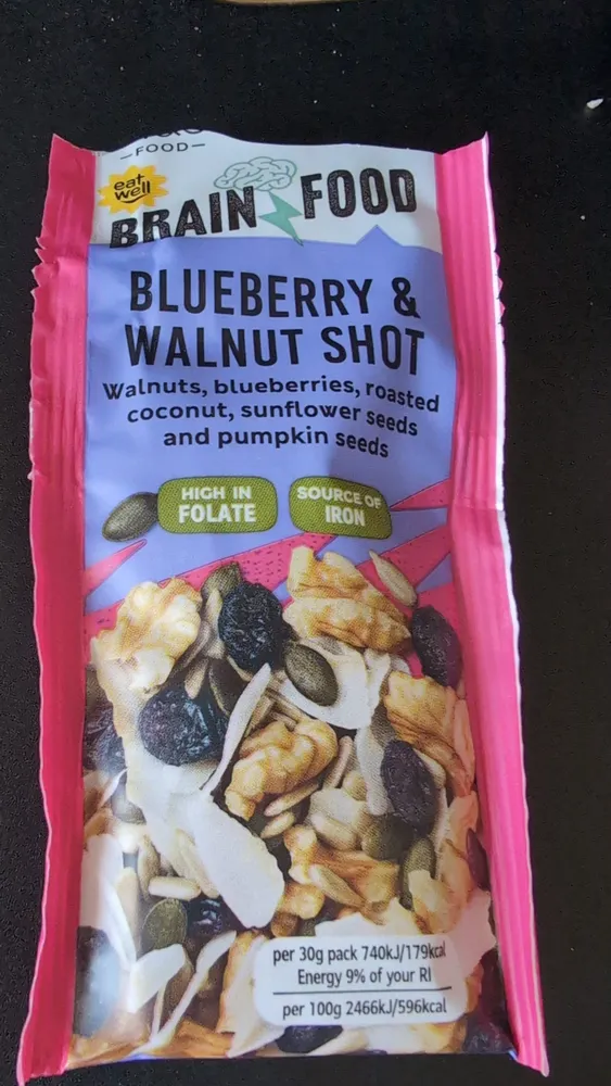 Brain Food Blueberry & Walnut Shot