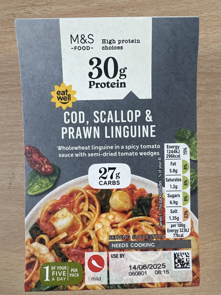 Cod, Scallop & Prawn Linguine