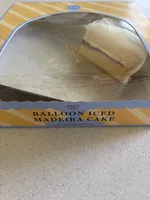 Balloon Iced Madeira cake