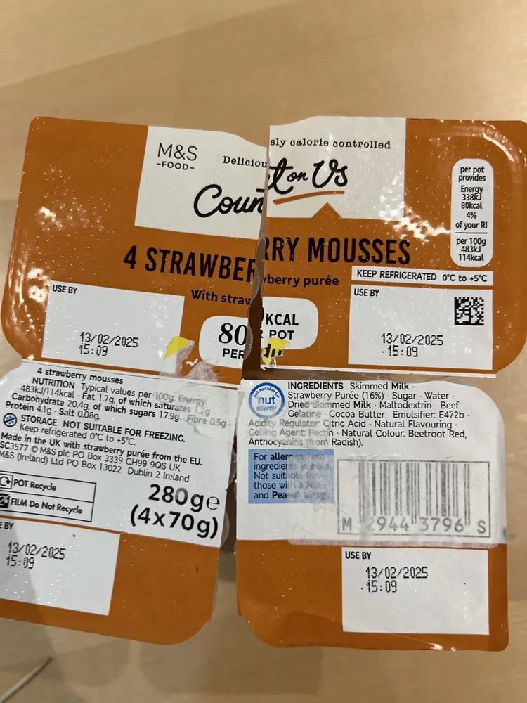 Strawberry Mousses