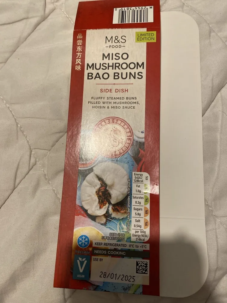 Miso Mushroom Bao Bun