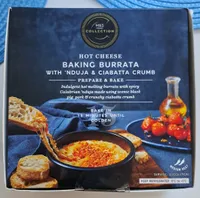 HOT CHEESE BAKING BURRATA WITH 'NDUJA & CIABATTA CRUMB
