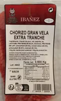 Chorizo gran vela extra tranche