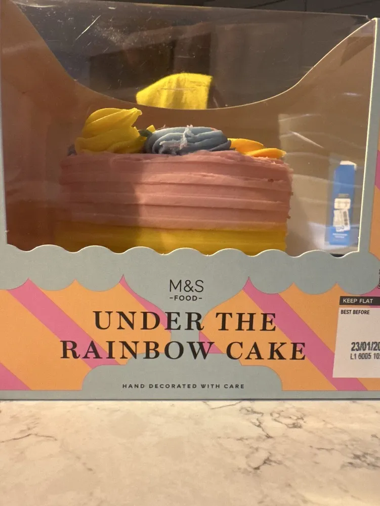 Under The Rainbow Cake