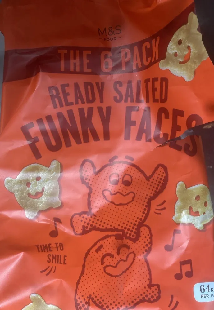 Ready Salted Funky Faces