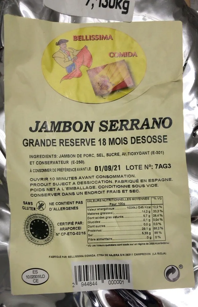 Jambon serrano