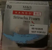 Siracha Prawn Taco