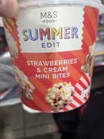 Strawberries & Cream Mini Bites