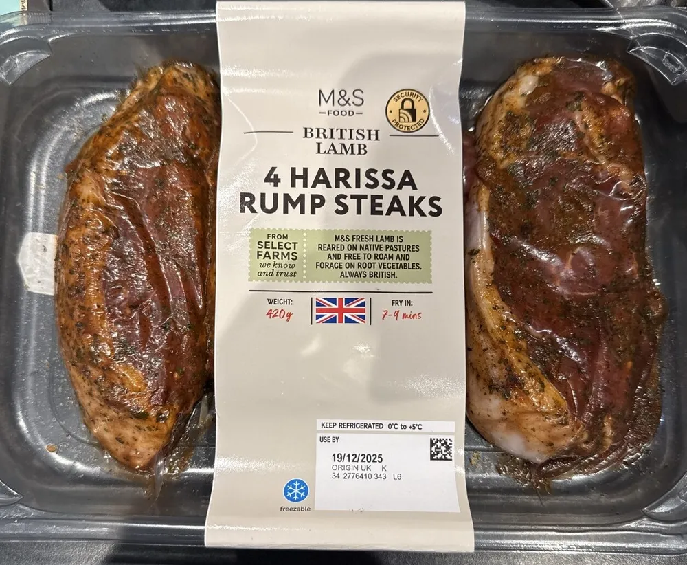 4 Harissa Rump Steaks