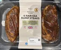 4 Harissa Rump Steaks