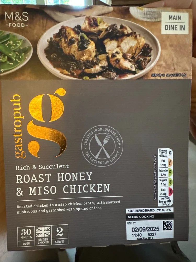 Roast Honey & Miso Chicken