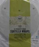 Spinach & Herb Tortilla Wraps