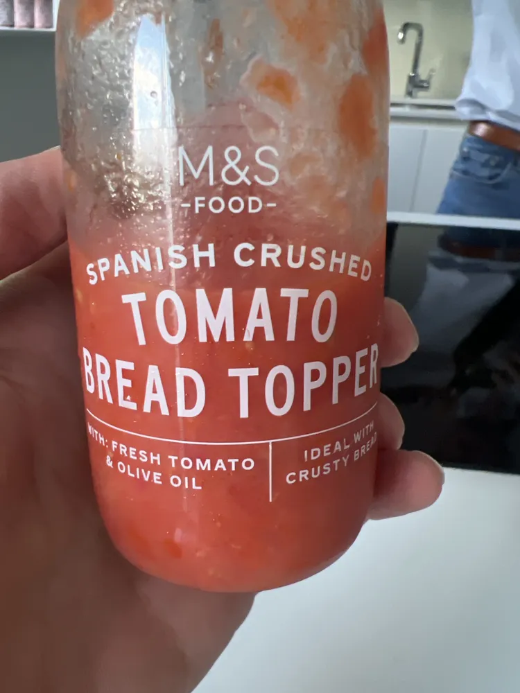 Crushed Tomato Bread Topper