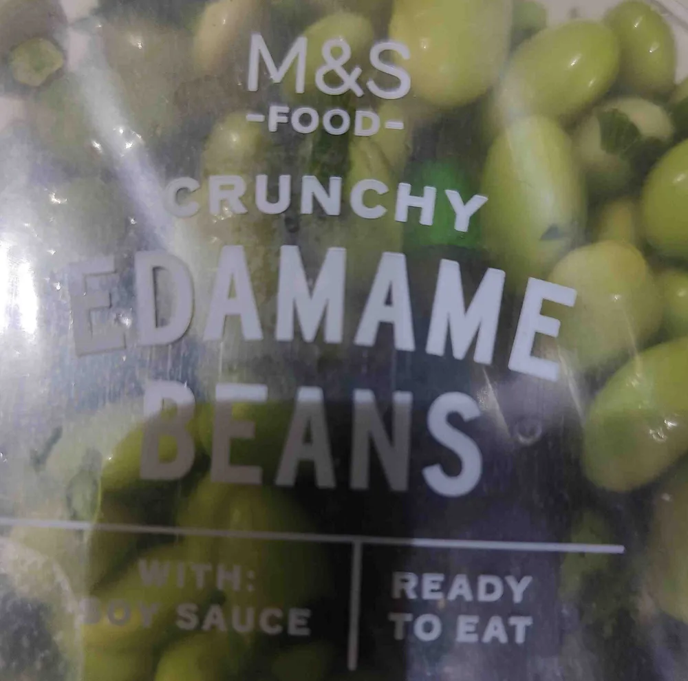Crunchy edamame beans