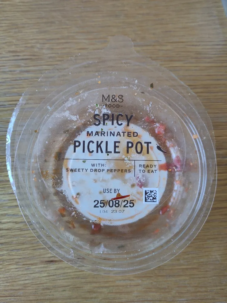 Spicy Marinated Pickle Pot