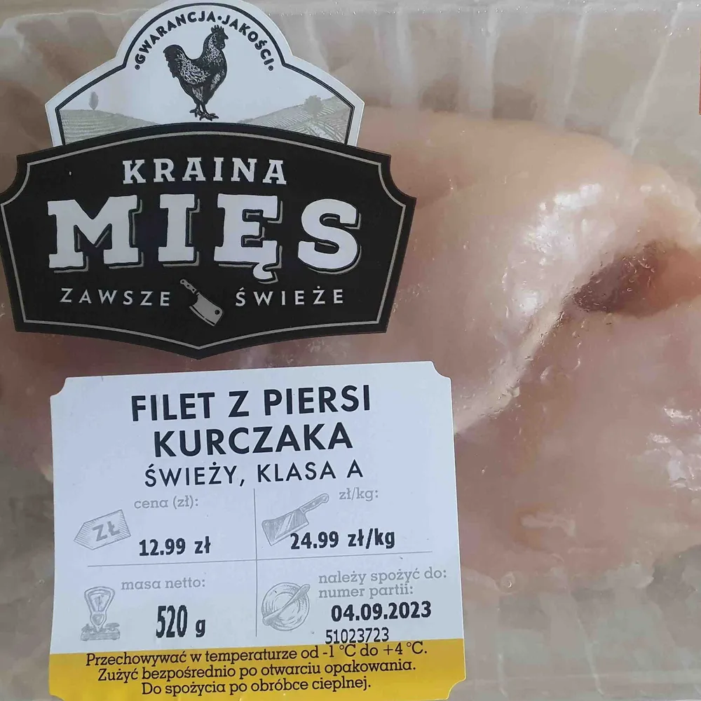 Filet z piersi kurczaka