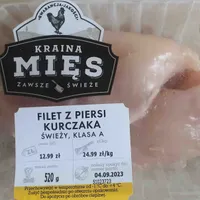 Filet z piersi kurczaka