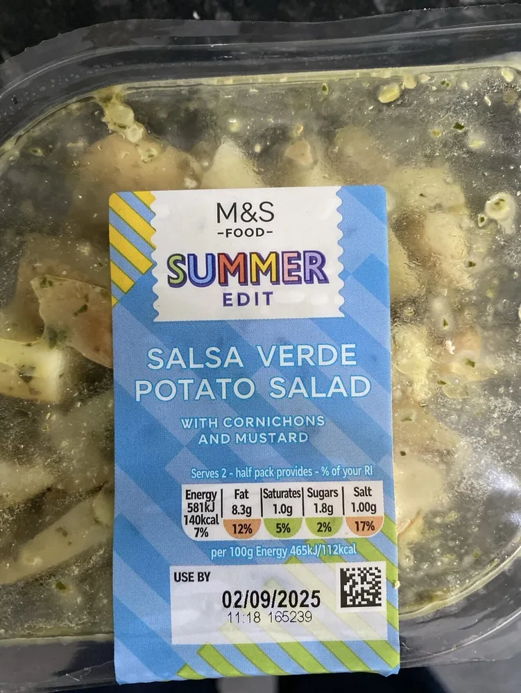 Salsa Verde Potato Salad