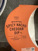 M&S -FOOD- WHIPPED SPICY NACHO CHEDDAR DIP Reduced