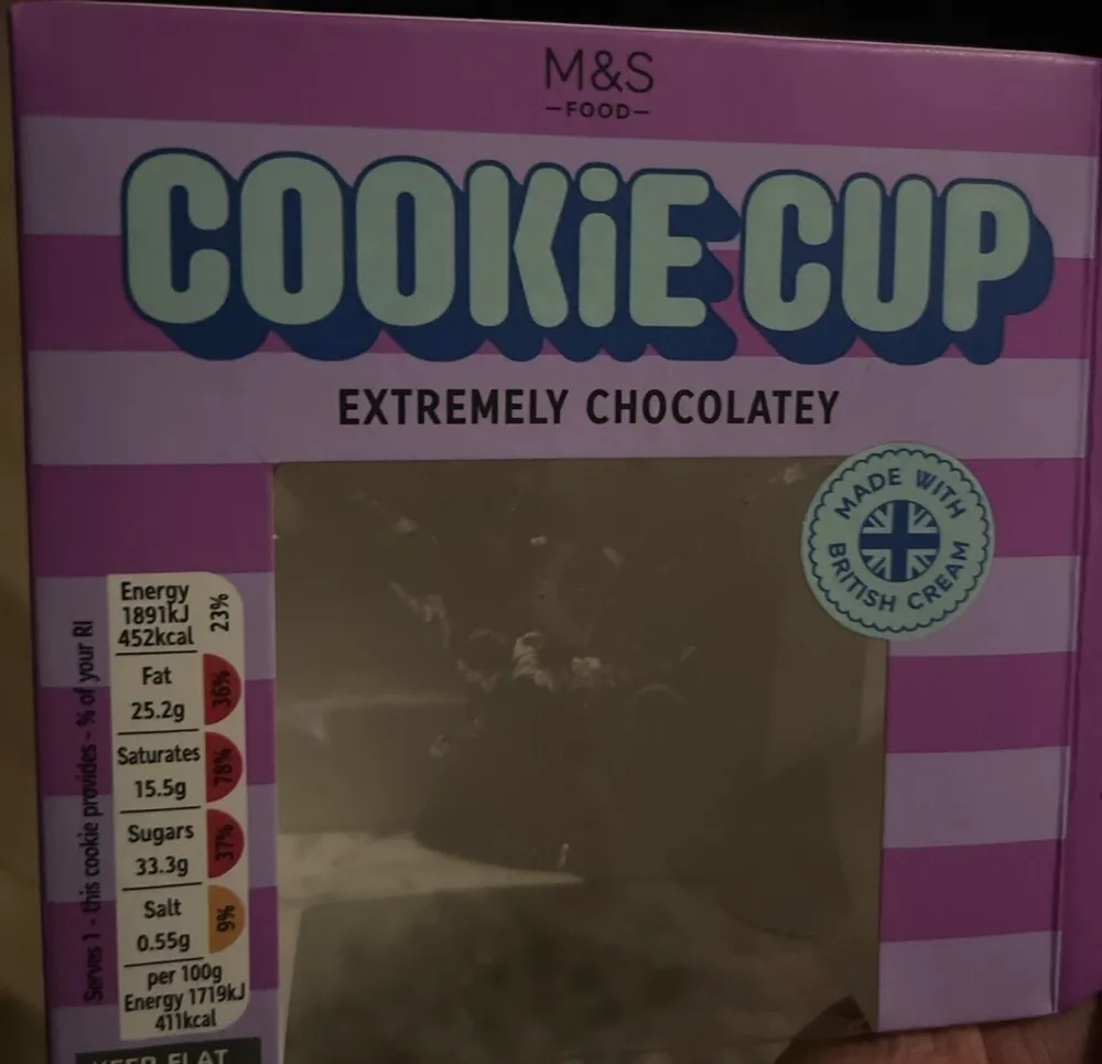 Cookie Cup Extremely Chocolate