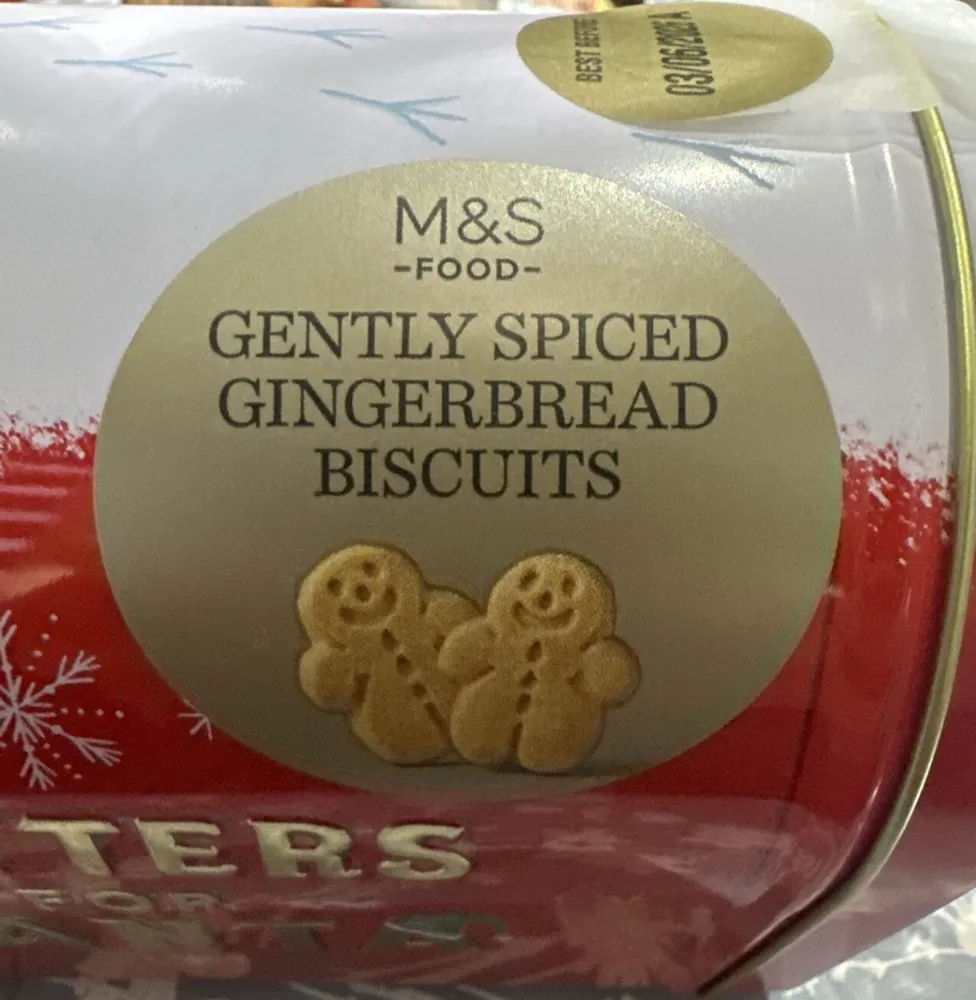 Gently Spiced Gingerbread Biscuits