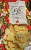 M&S -FOOD BRITISH HAND COOKED HOT MAPLE PIGS IN BL