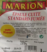 Épaule cuite standard fumée