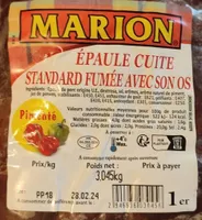 Marion épaule cuite standard fumée avec son os