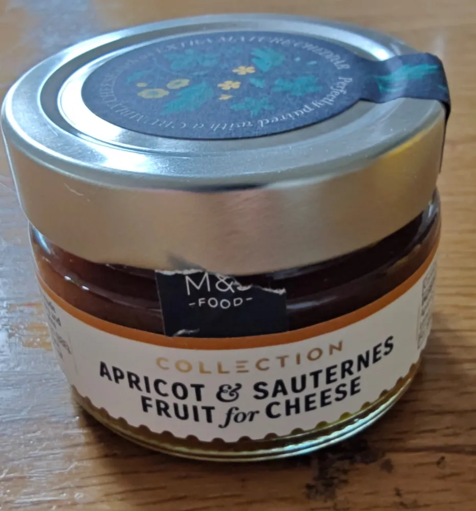 Apricot & Sauternes fruit for cheese